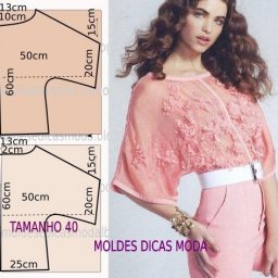 Несложный крой с цельнокроеным рукавом