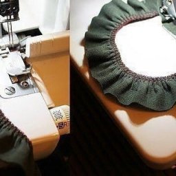 Рюши на оверлоке