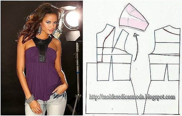 Моделирование легких летних блуз Моделирование легких летних блуз