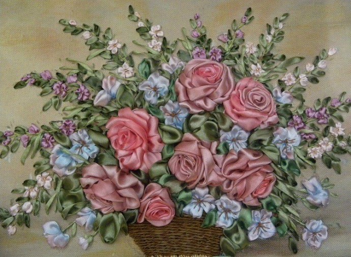 ​Восхитительные примеры вышивки лентами