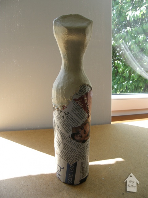 Интересная идея для декора: мини манекены из папье-маше