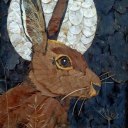 Картины из осенних листьев