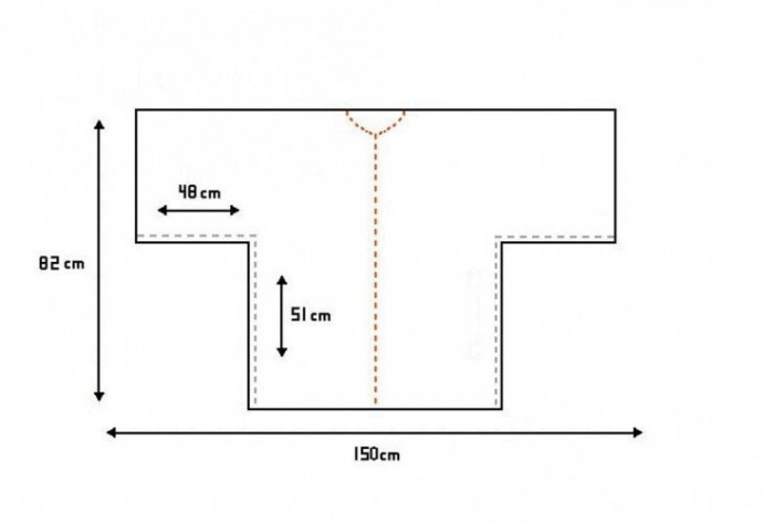 Как сшить пальто с рукавами "кимоно"
