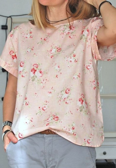 Стильная блуза своими руками Стильная блуза своими руками