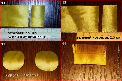 Подснежники из лент