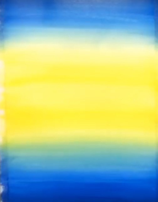 ​Сине-желтый закат