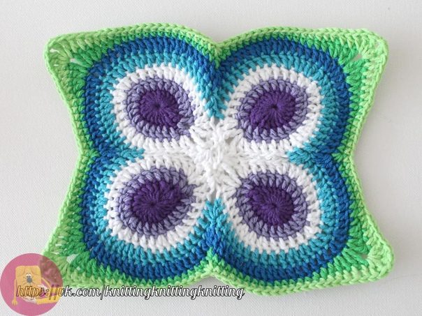 Узор "Павлиний глаз": идеи для вдохновения