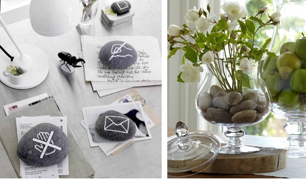 Романтичная галька в интерьере: совмещаем несовместимое Романтичная галька в интерьере: совмещаем несовместимое