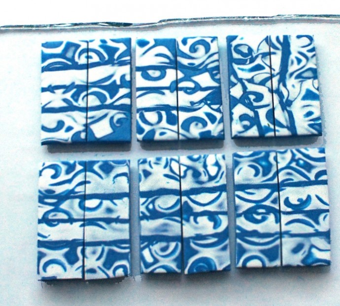 Браслет в технике мокуме гане