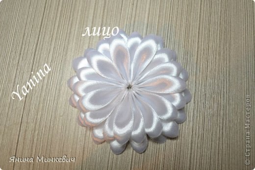 Цветочки в технике канзаши