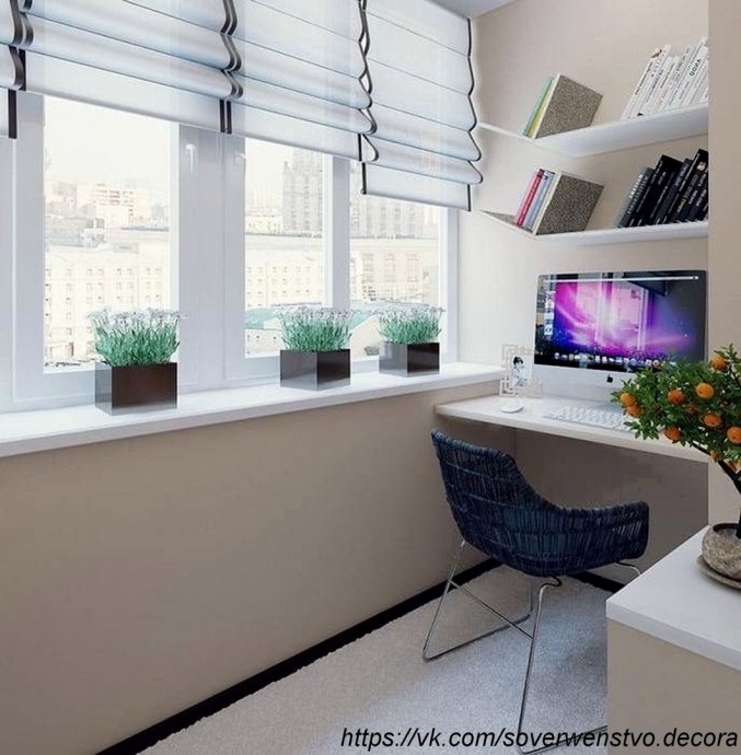 Идеи для застекленных балконов: пусть вечера станут уютнее