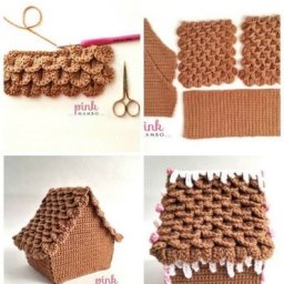 Вязаные домики