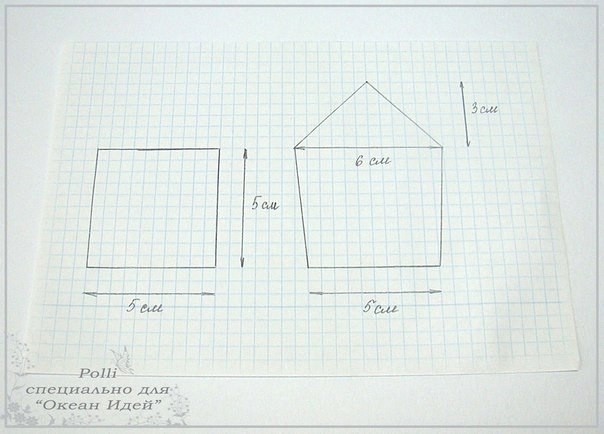 Домик на елку: мастер-класс