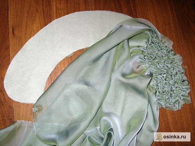 Съемный воротник с фантазийными буфами