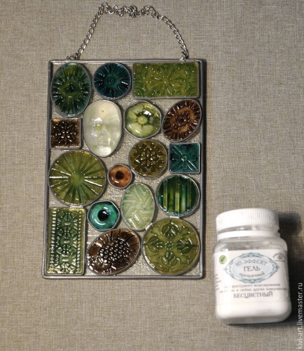 Декоративное панно-витраж