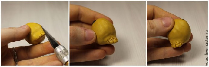 Совёнок из полимерной глины Совёнок из полимерной глины