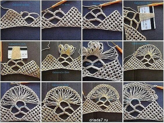 Необычная кружевная шаль