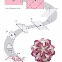 Шары счастья оригами