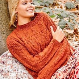 Вяжем джемпер спицами