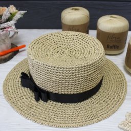 Шляпка крючком