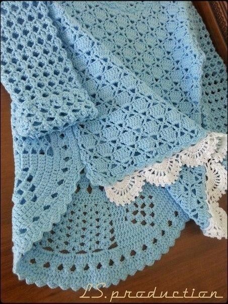 ​Нежная модель туники крючком