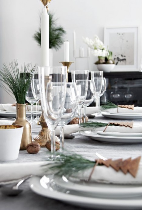 Интересные идеи праздничной сервировки стола к старому новому году