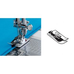 Как пользоваться дополнительными лапками для швейных машин: лапка для потайной строчки