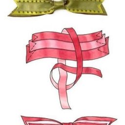 ​Красивые бантики для упаковки новогодних подарков