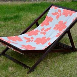 Складной шезлонг своими руками