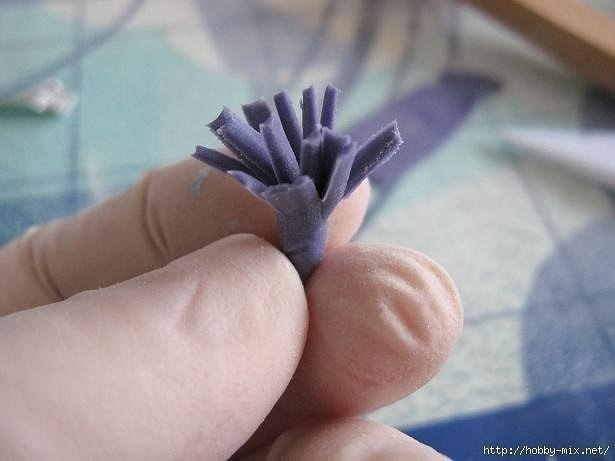 Лепим васильки