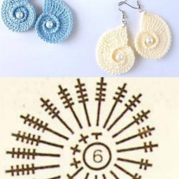 ​Вязаные морские ракушки