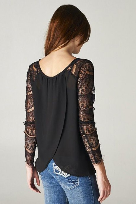 Блузки с оригинальными спинками: невероятные идеи