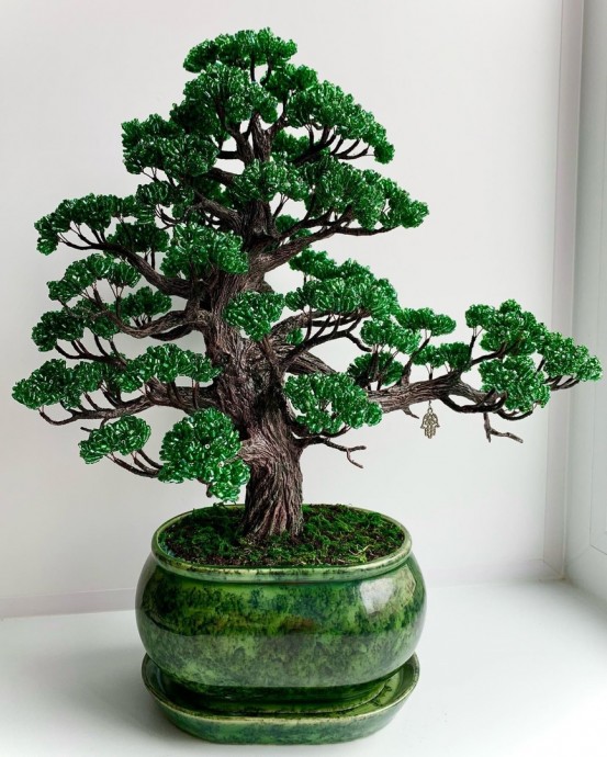 ​Бонсай из бисера