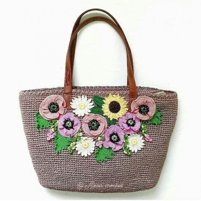 Красивая сумочка крючком