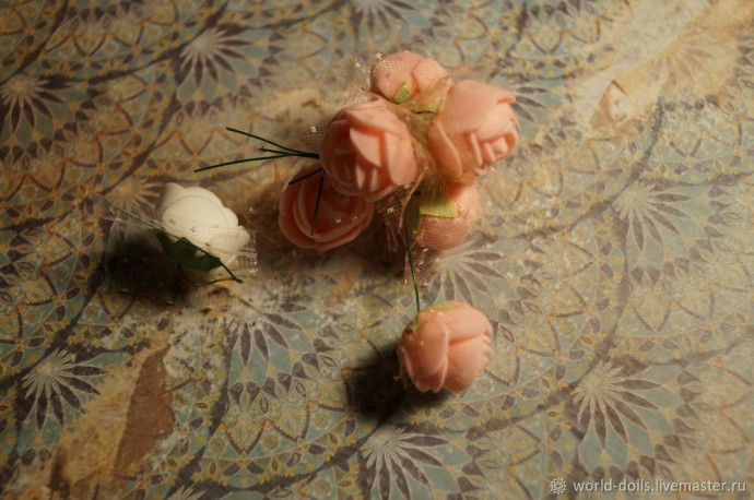 Ободок с цветами