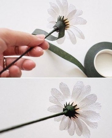 Ромашки своими руками