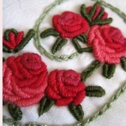 Вышивка рококо