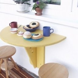 ​Складной полукруглый столик для маленьких помещений