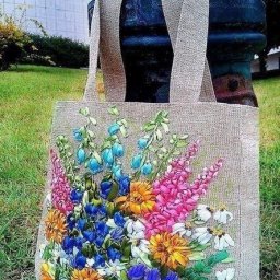 Вышивка лентами