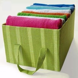 Переделываем старую коробку в переносную корзинку