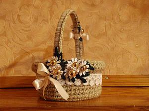 Превращаем пластиковую банку в красивую корзиночку