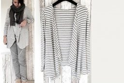 Простая выкройка эффектного кардигана