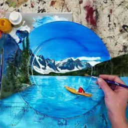 Расписанные тарелки: вдохновляющие идеи