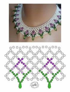 Самые красивые колье из бисера: схемы Самые красивые колье из бисера: схемы