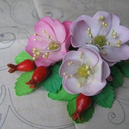 Создание цветов из фоамирана