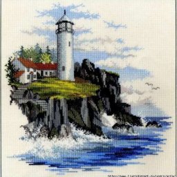 Вышиваем маяк