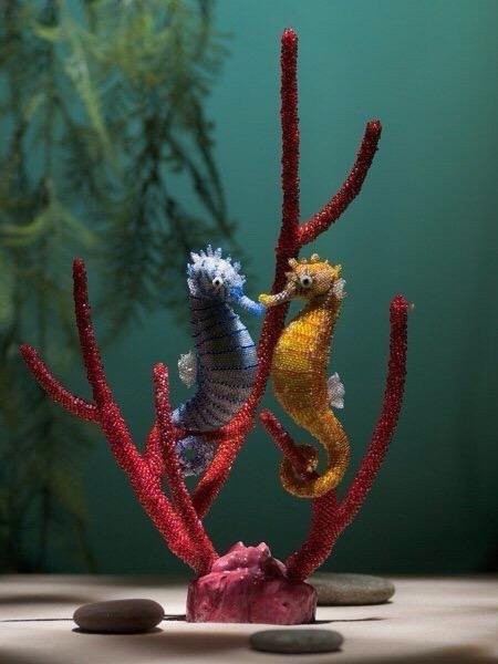 Животные из бисера