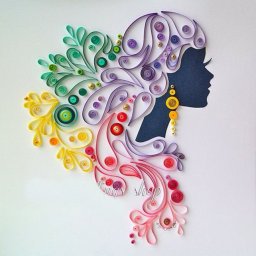 ​Дамочки в технике квиллинга