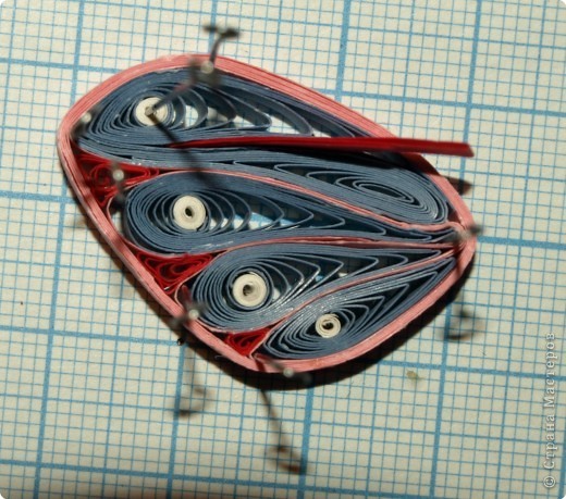 ​Бабочка в технике квиллинга
