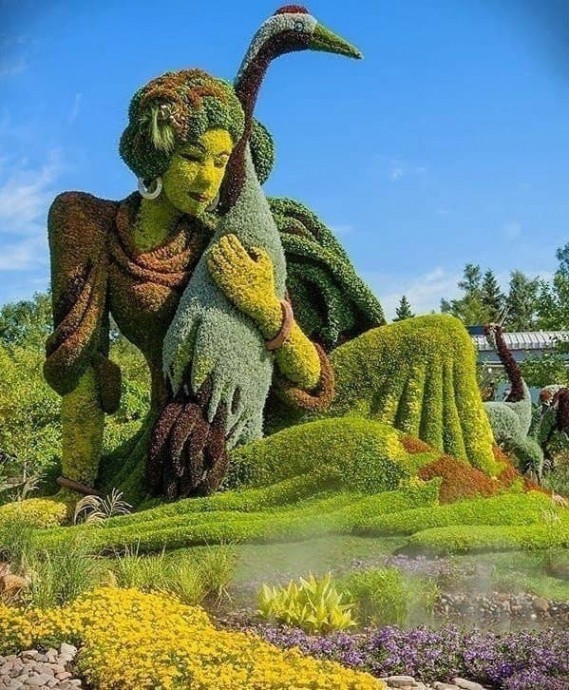 Невероятные зеленые фигуры